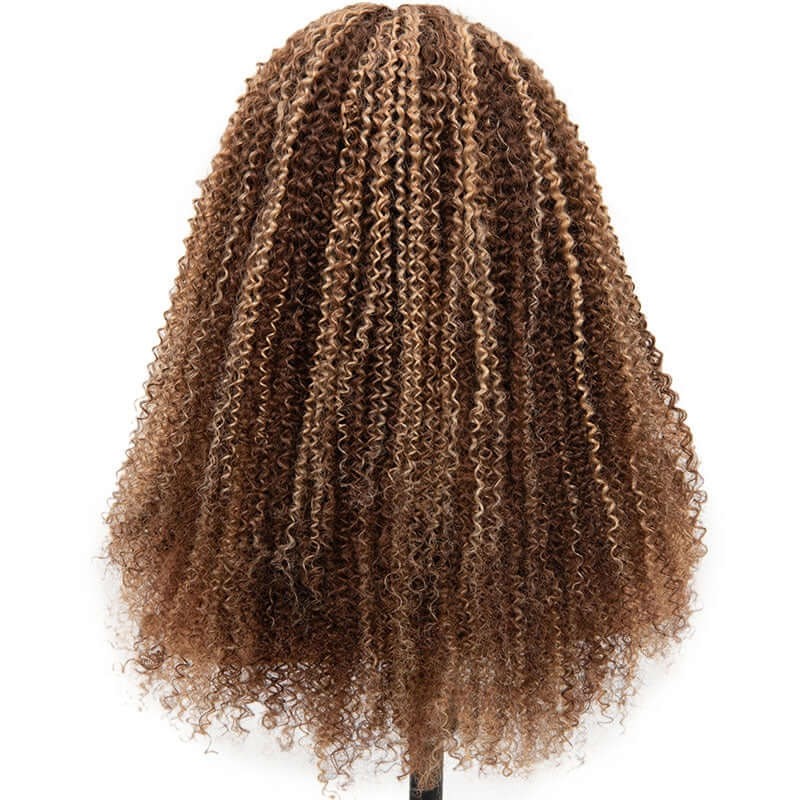 Julia Hair X Pre Cut Lace Front Wig C Kinky Edges Honey Blonde