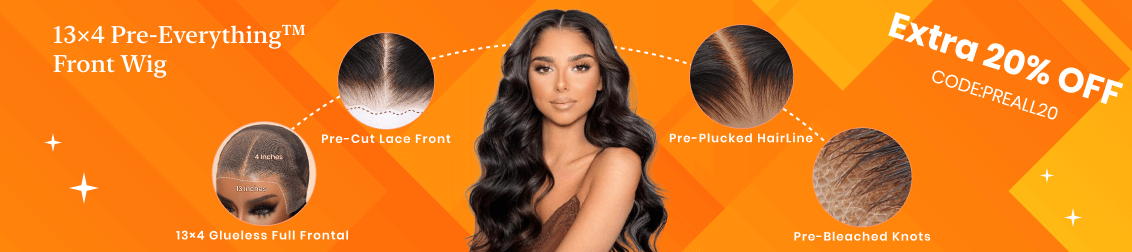 Glueless Full Frontal Wig
