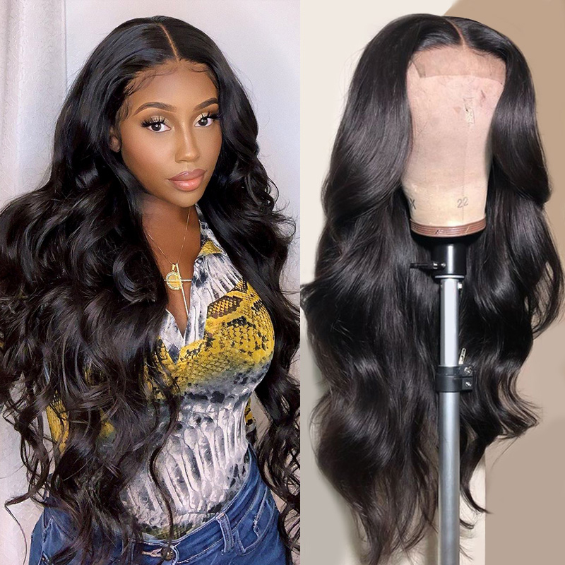 Julia Body Wave Human Hair Wig 13x4 4x4 Lace Front Wig Pre Plucked 150% 180% Density