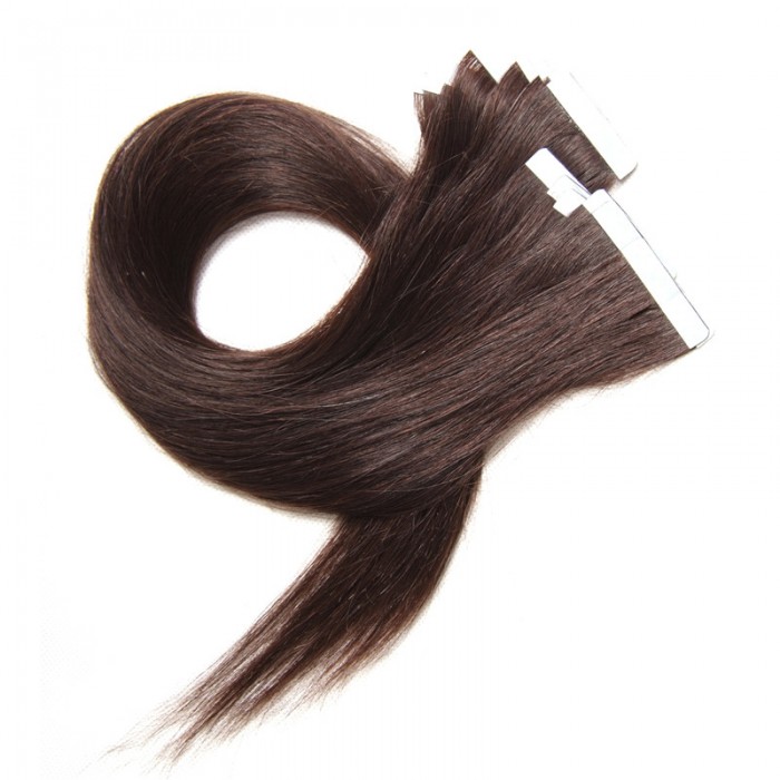 Julia Peruvian Straight PU Taping Human Virgin Hair Extensions Julia hair