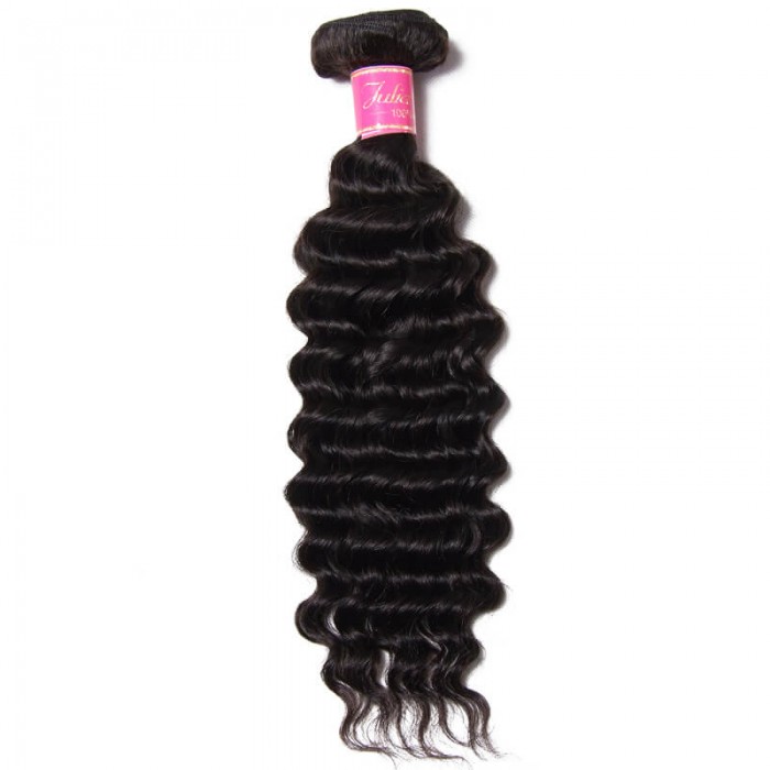 Julia 1 Piece Deep Wave Virgin Hair Weave Cheap Deep Wave Hair Bundle ...
