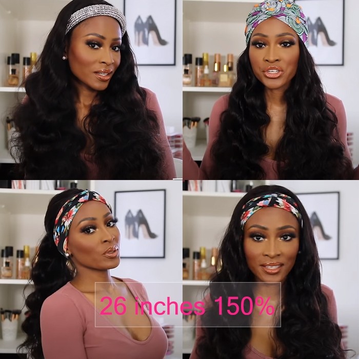 Julia Headband Wigs Body Wave Glueless Brazilian Hair Julia hair