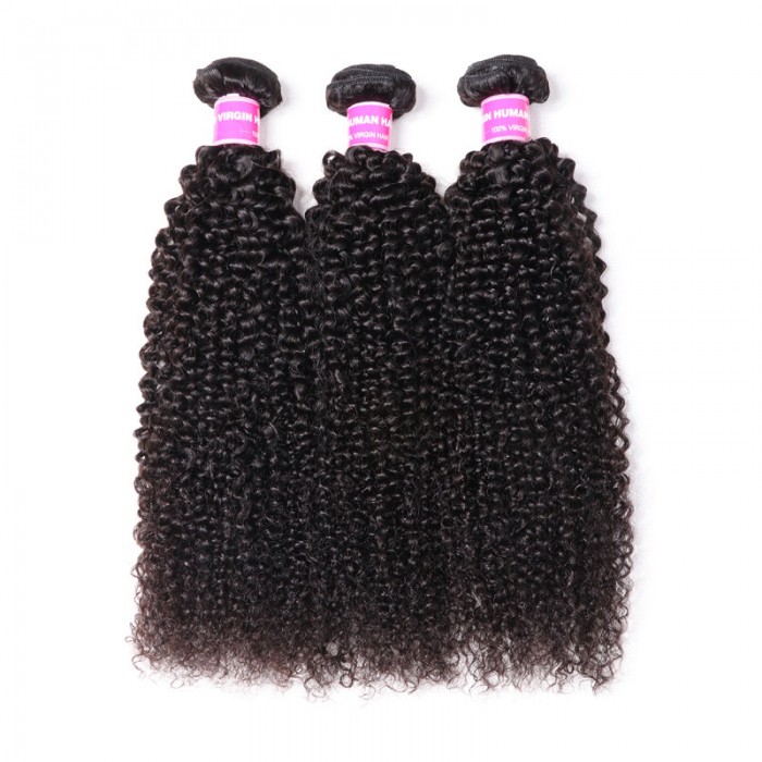 Julia 3 Pieces Of Brazilian Kinky Curly Hair Bundles 100 Unprocessed Brazilian Real Hair