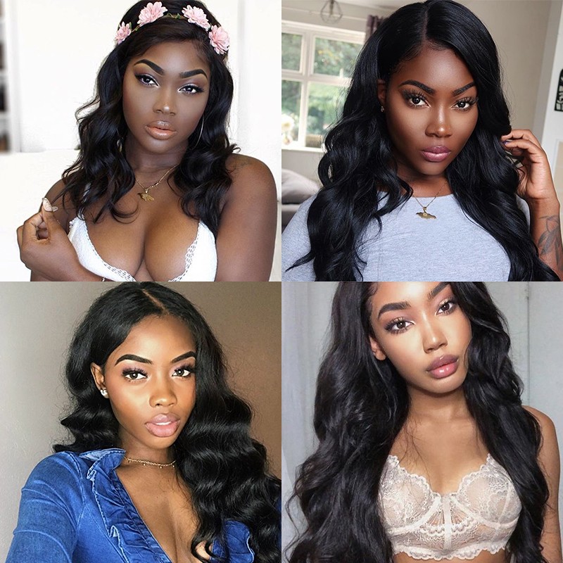Julia Hair Virgin Malaysian Body Wave Hair 3 Bundles Deals Human Hair