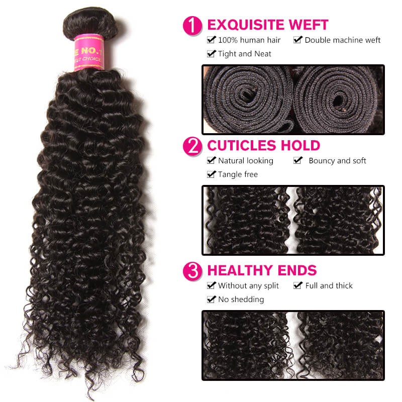 Julia Hair Affordable Virgin Brazilian Curly Hair Human Curly Weave 4 ...