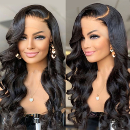 Julia Body Wave 200% Density 13X4 HD Lace Front Wigs Full And Premium Transparent Lace Human Hair Wigs