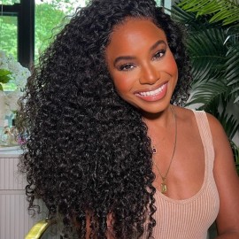 Julia Hd Lace Wig Gluless Deep Wave Lace Closure Wig 200% Density Undetectable Human Hair Wig For Women
