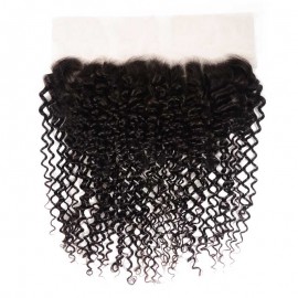 Julia Jerry Curly Virgin Hair 13x6 Lace Frontal Virgin Frontal Piece Full Lace Frontal