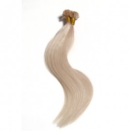 Julia Indian Nail Tip Human Virgin Colored Hair Extensions Keratin Fusion Hair Extensions