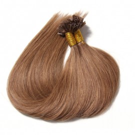 Julia U Tip Pre Bonded Fusion Hair Extensions Straight Malaysian Virgin Hair Natural Hair Tips Keratin Capsule Hair Extensions 50g