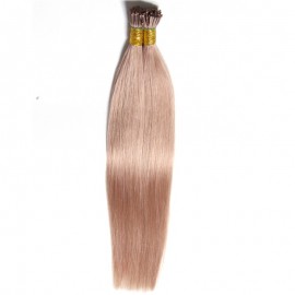 Julia 50g Itips Malaysian Straight Hair Fusion I Tip Hair Extension Pre Bonded I-Tip Hair Glue In Extensions Best Quanlity
