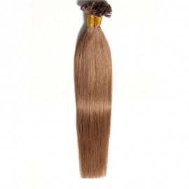 Julia U Tip Pre Bonded Fusion Hair Extensions Straight Malaysian Virgin Hair Natural Hair Tips Keratin Capsule Hair Extensions 50g