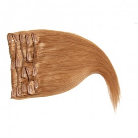 Julia Indian Straight 100% Virgin Remy Hair Clip In Human Best Hair Extensions