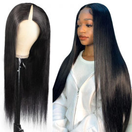 Julia Straight Glueless V Part Wigs Upgrade U Part Wig No Leave Out And Beginner Friendly