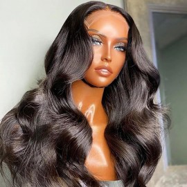 Julia Hair 13X4 Lace Front Wig / 5X5 HD Lace Closure Wigs Body Wave Glueless Wigs 100% Human Hair Undetectable Transparent Lace Wigs Pre Plucked With Baby Hair Around