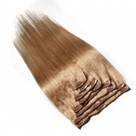 Julia Malaysian Virgin Hair Straight Clip In Hair Extensions 80g Real Hair Extension Clips Remy Malaysian Clip On Hair Extensions