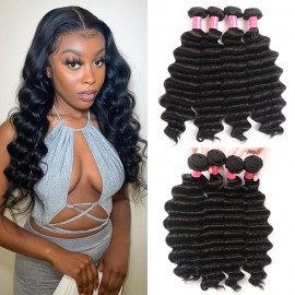Julia Loose Deep Human Hair 4 Bundles Virgin Human Hair