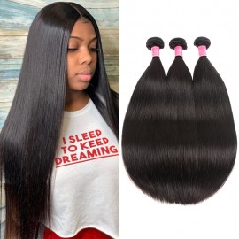 Julia Hair Virgin Indian Straight Hair 3Bundles Best Real Indian Human Hair Weave Deals