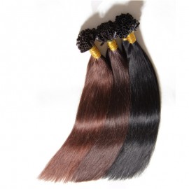 Julia Best U Tip Hair Extension Brazilian Straight Nail Hair Extension For Sale