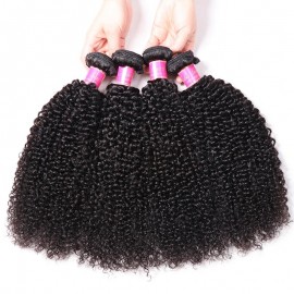 Julia 4 Bundles Kinky Curly Human Hair With Kinky Curly