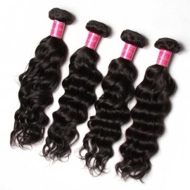 4pcs/pack Julia Virgin Hair Unprocessed Natural Wave Human Hair Extensions