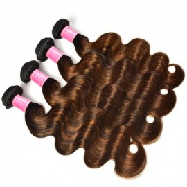 Julia Hair Balayage Ombre Body Wave Hair 4 Bundles 1B/30 Ombre Virgin Human Weave Hair