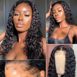 Julia Jerry Curly 250% Density 5X5 HD Lace Closure Wigs Full And Premium Undetectable Transparent Lace Human Hair Wigs