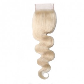 Julia 613 Blonde Body Wave 4x4 Lace Closure 1 Piece/Pack Virgin Human Hair