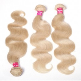 Julia Hair 613 Color Human Hair Bundles 3Pcs/Pack Brazilian Body Wave Hair Best Blond Human Hair Weaves