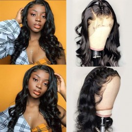 Julia Hair Body Wave Lace Front Pre Plucked Human Hair Wigs 150% Density Flash Sale