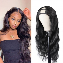 Julia Hair Best Affordable Body Wave U Part Wig Glueless Human Hair Wigs Flash Sale $100 Off