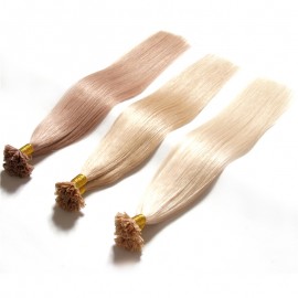 Julia Brazilian U Tip Fusion Human Hair Extensions Best Nail Hair Extension On Sale