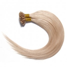 Julia U Tip Human Hair Extension 100g 18-24 Malaysian Virgin Hair Natural Keratin Fusion U Tip Hair Extension Cabelo Humano Tic Tac