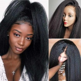 Julia 13X4 Lace Front Silky Kinky Straight Wig