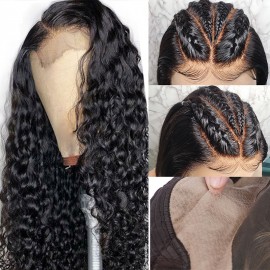 Julia Fake Scalp Curly Pre Plucked Human Hair Wigs Flash Sale