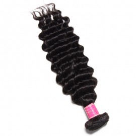 Julia 1 Piece Deep Wave Virgin Hair Weave Cheap Deep Wave Hair Bundle