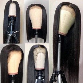 Julia Straight Wigs Human Hair Affordable Lace Human Hair Wigs With Baby Hair 150% Density
