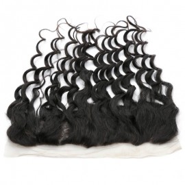 Julia 3 Bundle Deals Brazilian Natural Wave Human Hair Bundles With Lace Frontal