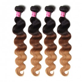 Julia Hair Products Ombre Body Wave Virgin Hair 3 Bundles Best Ombre Human Hair Bundles