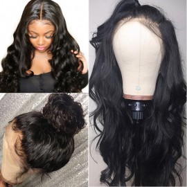Julia Hair 360 Lace Front Body Wave Human Hair Wig With Pre Plucked Hairline 180% Density