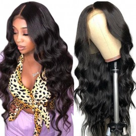 Julia 13x4 Lace Front Body Wave Hair Wigs 150% Density Brazilian Body Wave Human Hair Wig With Baby Hair