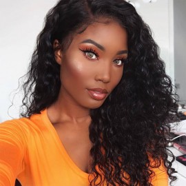Julia 3 Bundle Deals Brazilian Natural Wave Human Hair Bundles With Lace Frontal
