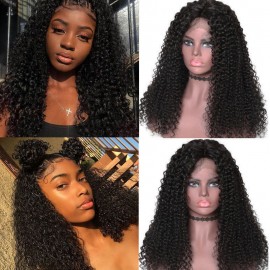 Julia Lace Front Human Hair Wig 150% Density Natural Looking Brazilian Curly Hair Wig For Women