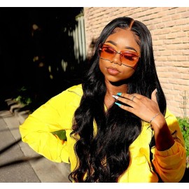 Julia 13x4 Lace Front Body Wave Hair Wigs 150% Density Brazilian Body Wave Human Hair Wig With Baby Hair