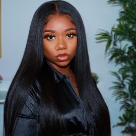 Julia Thick 4 Bundles Peruvian Straight Virgin Hair Human Weaves With Closure