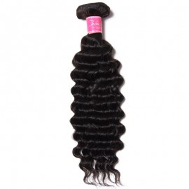 Julia 1 Piece Deep Wave Virgin Hair Weave Cheap Deep Wave Hair Bundle