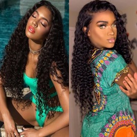 Julia Hair Deep Wave Virgin Hair Bundles 3Pcs With Frontal Best Human Hair Frontal Deals