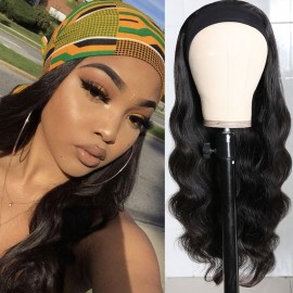Julia VIP Exclusive No Lace No Glue No Gel Body Wave Headband Wigs Quick Glueless Install