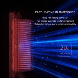 Julia Hair Straightening Comb Multifunctional Hair Styler Electric Hot Comb Hair Straightener Quick Heated Hair Straightener Electric Brush