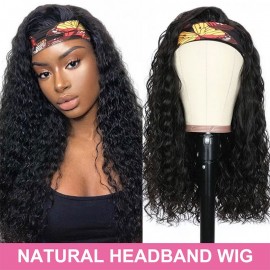 Julia Water Wave Headband Wigs 100% Human Hair Best Brazilian Wigs For Women
